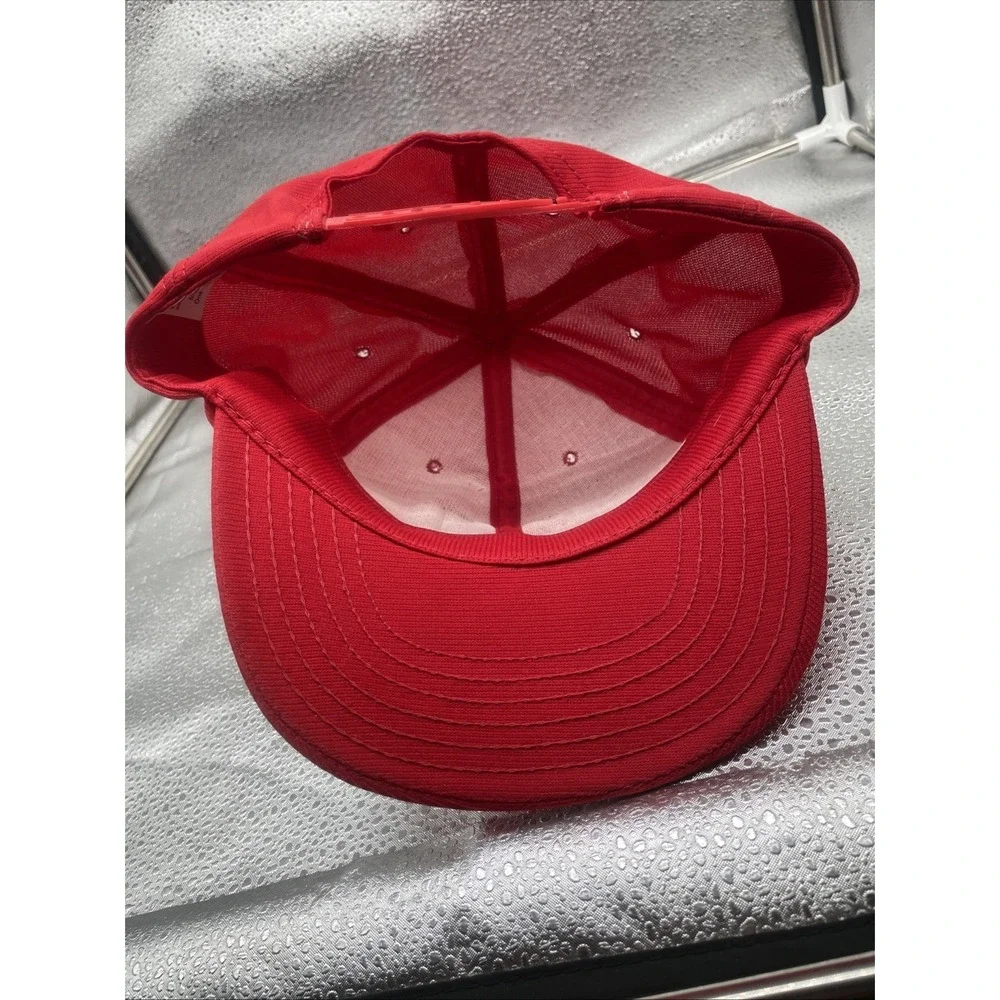 Vtg SAFETY-KLEEN Systems Snapback Hat Made in USA Patch Logo Cap